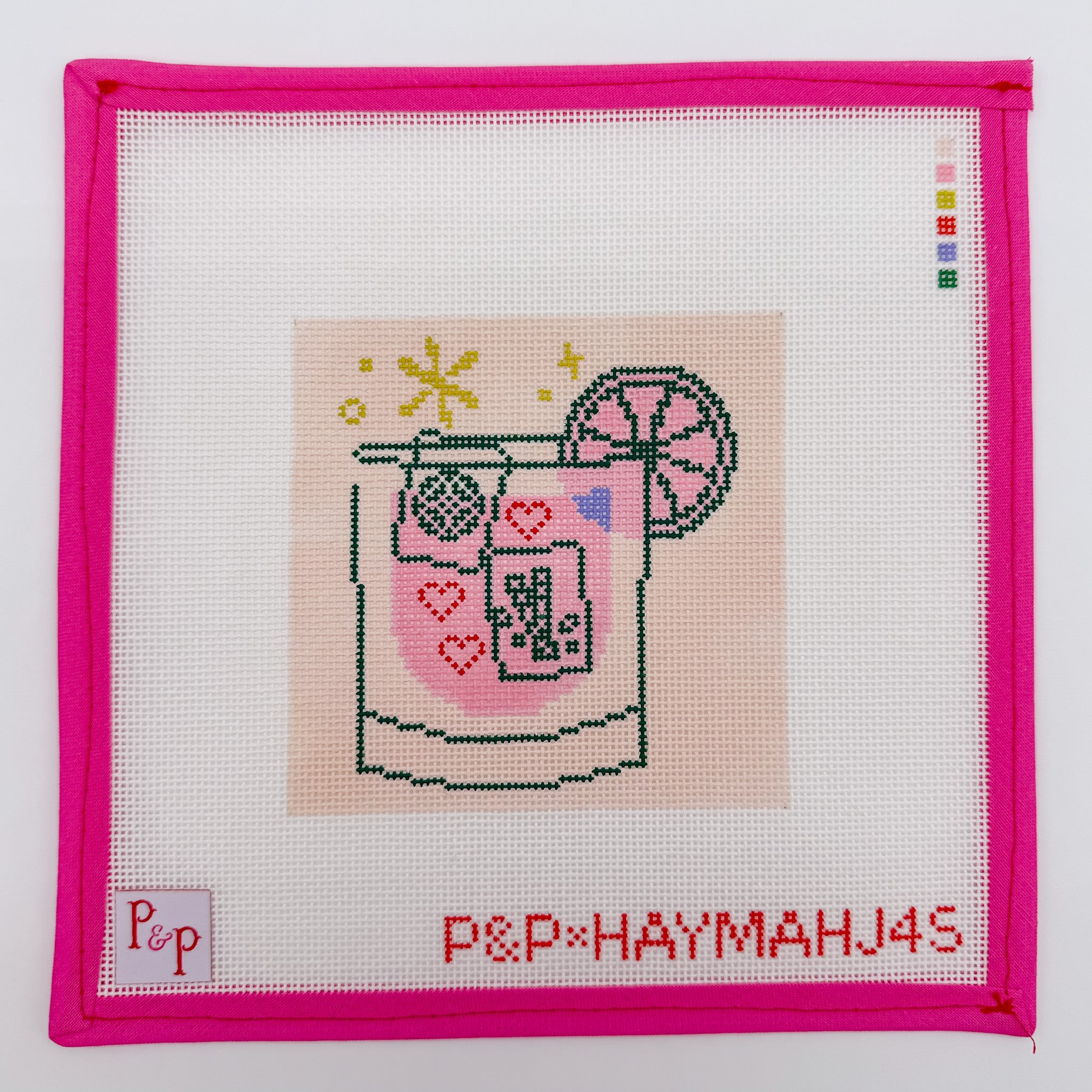 Pink Mahjong Cocktail Coaster *Pre-Order*