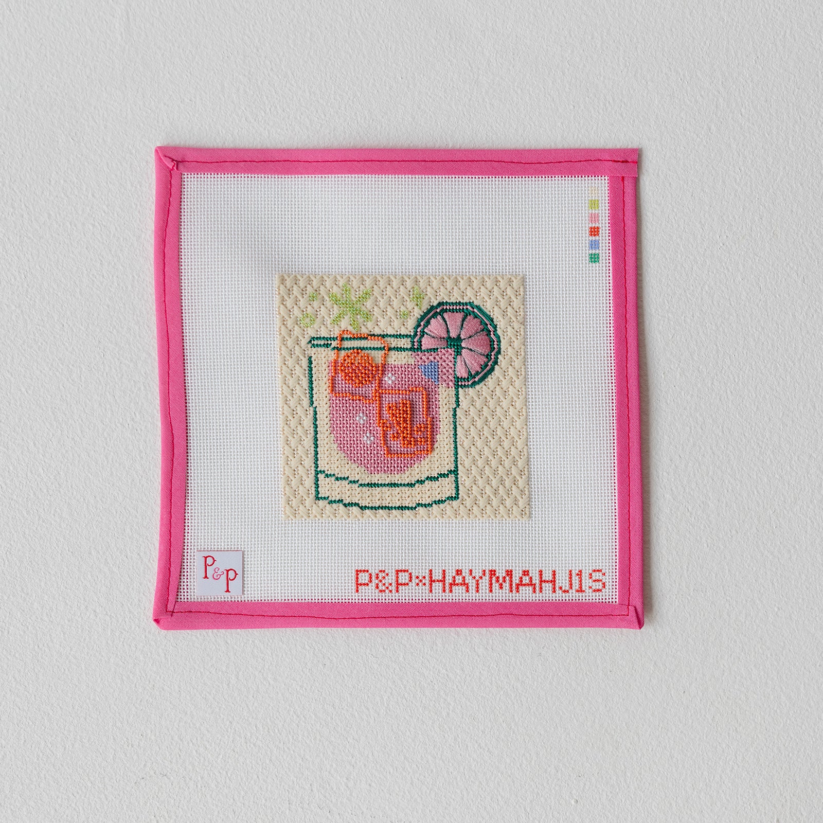 Beige Mahjong Cocktail Coaster