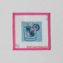 Blue Mahjong Cocktail Coaster