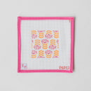 Blocked Begonia Coaster