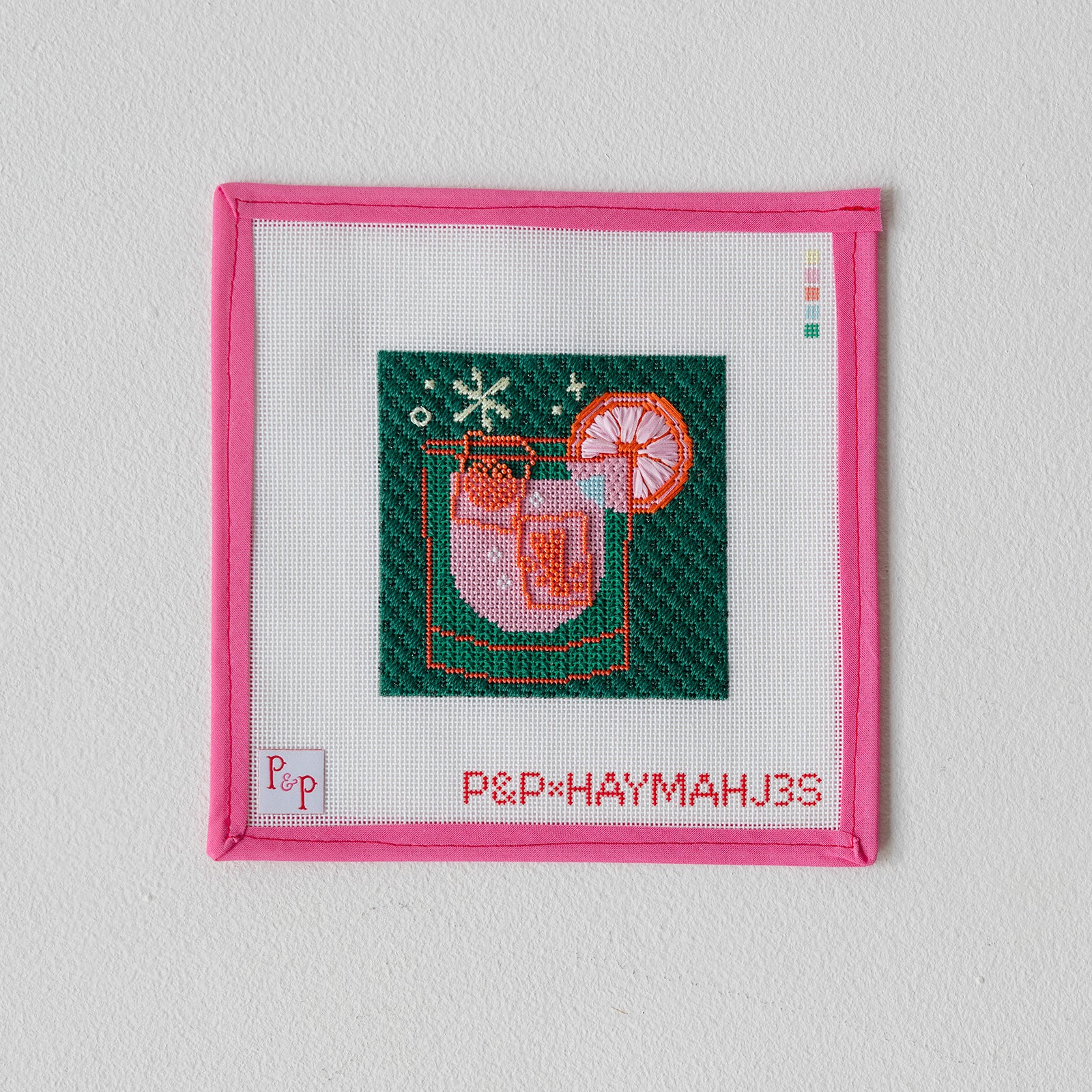 Green Mahjong Cocktail Coaster