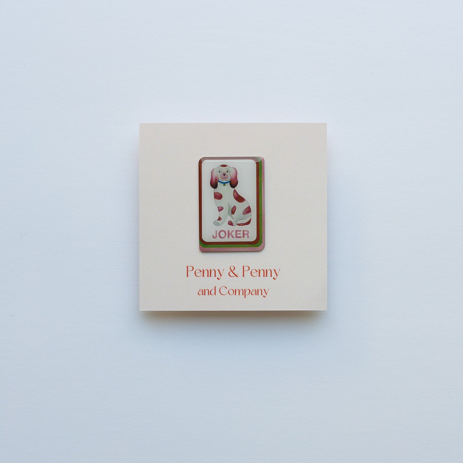 Joker Dog Mahj Tile Needle Minder