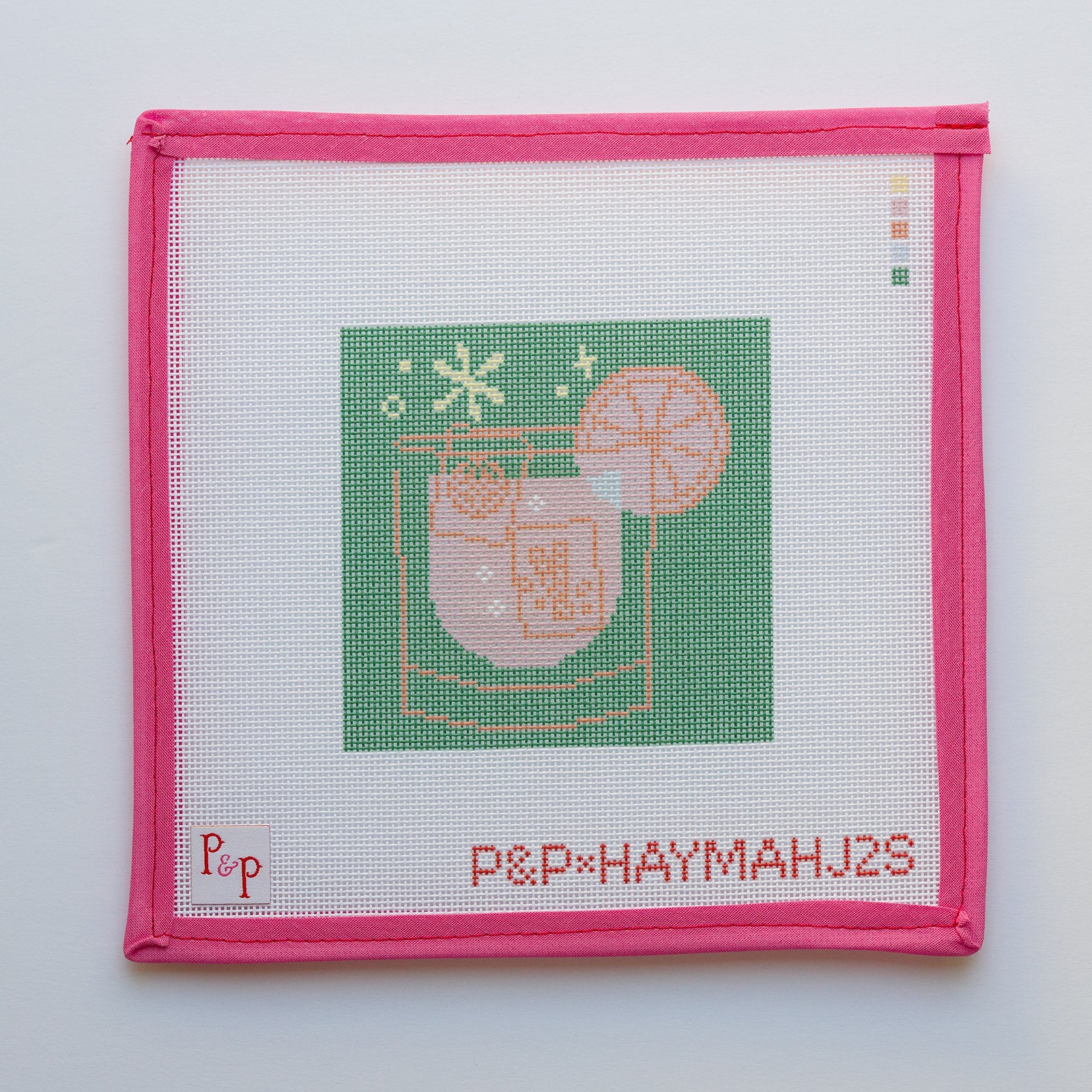 Green Mahjong Cocktail Coaster