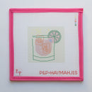 Beige Mahjong Cocktail Coaster