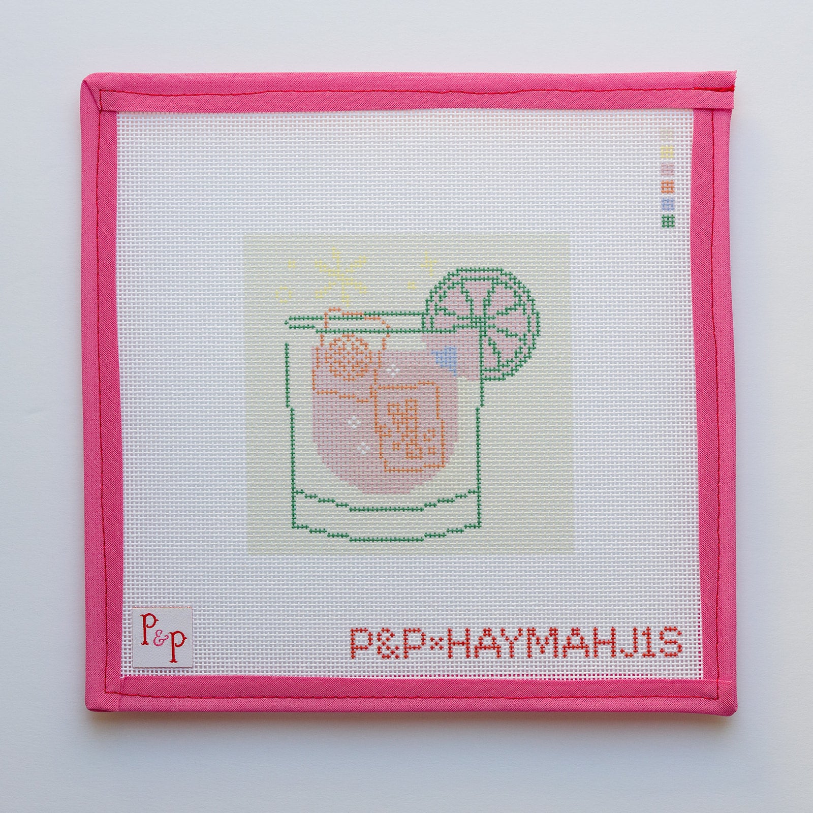 Beige Mahjong Cocktail Coaster