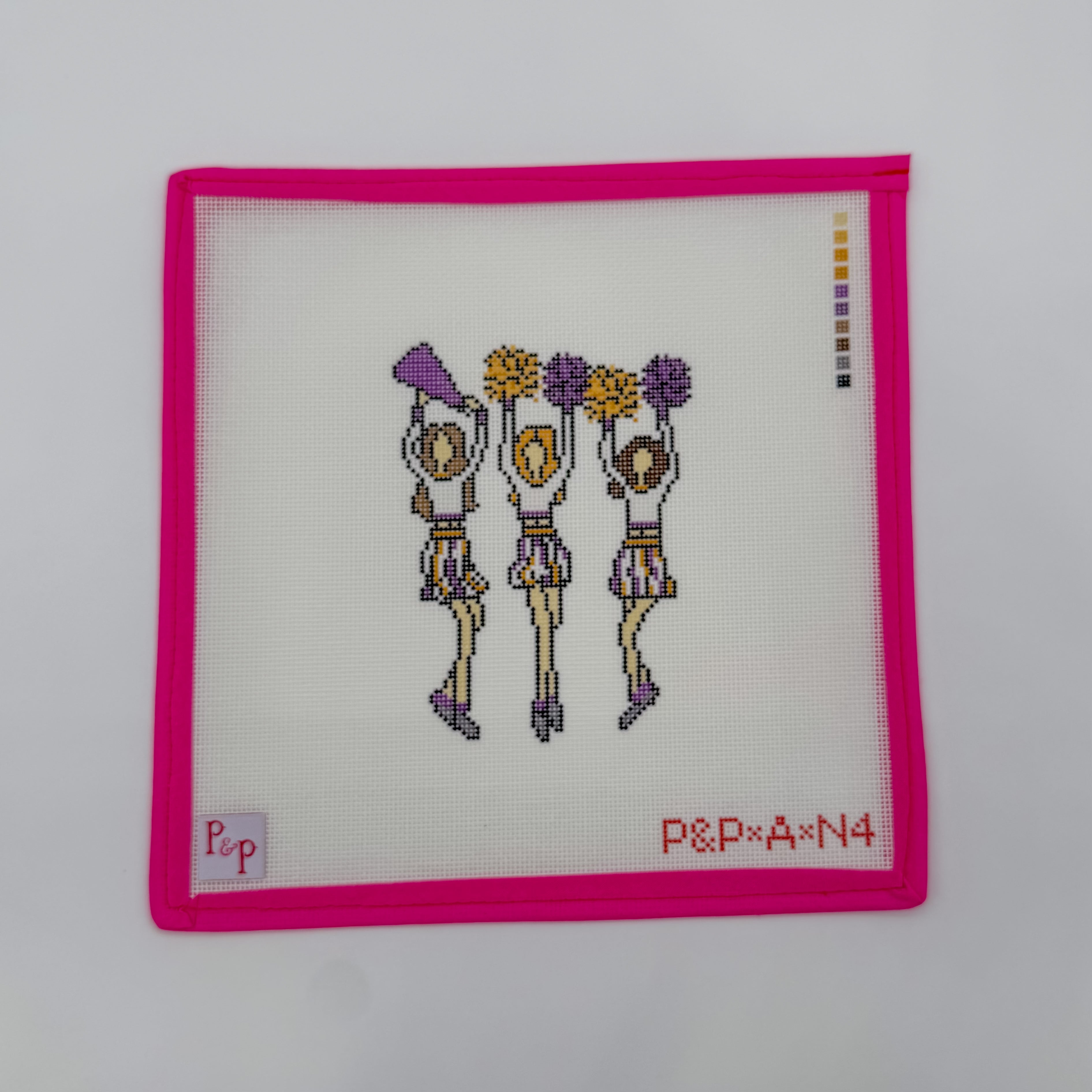 Purple and Gold Cheerleaders