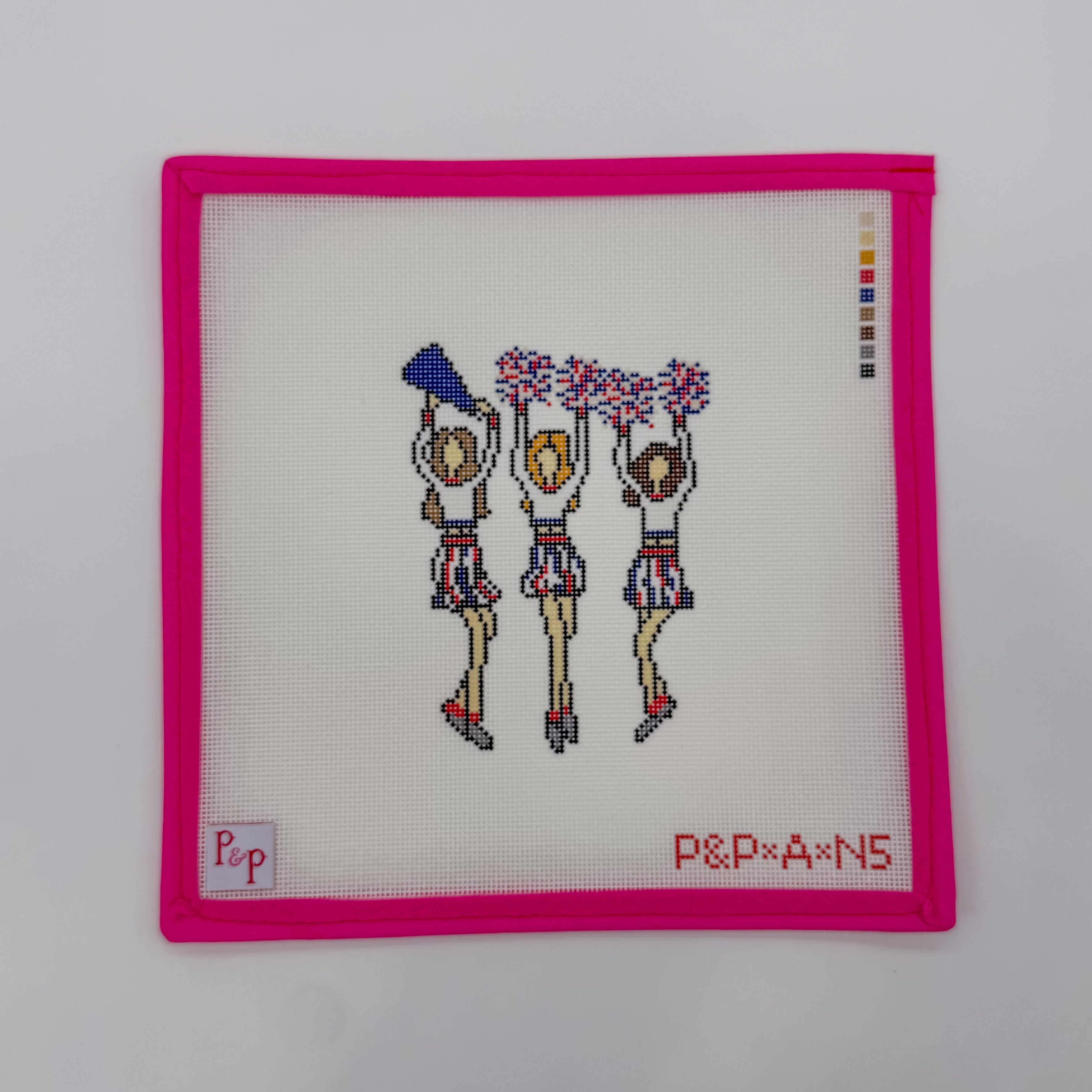 Red and Blue Cheerleaders