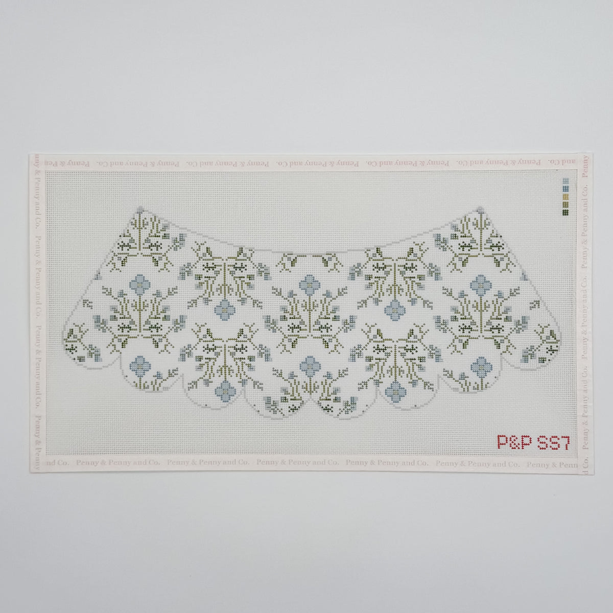 Blue Blooms Lampshade