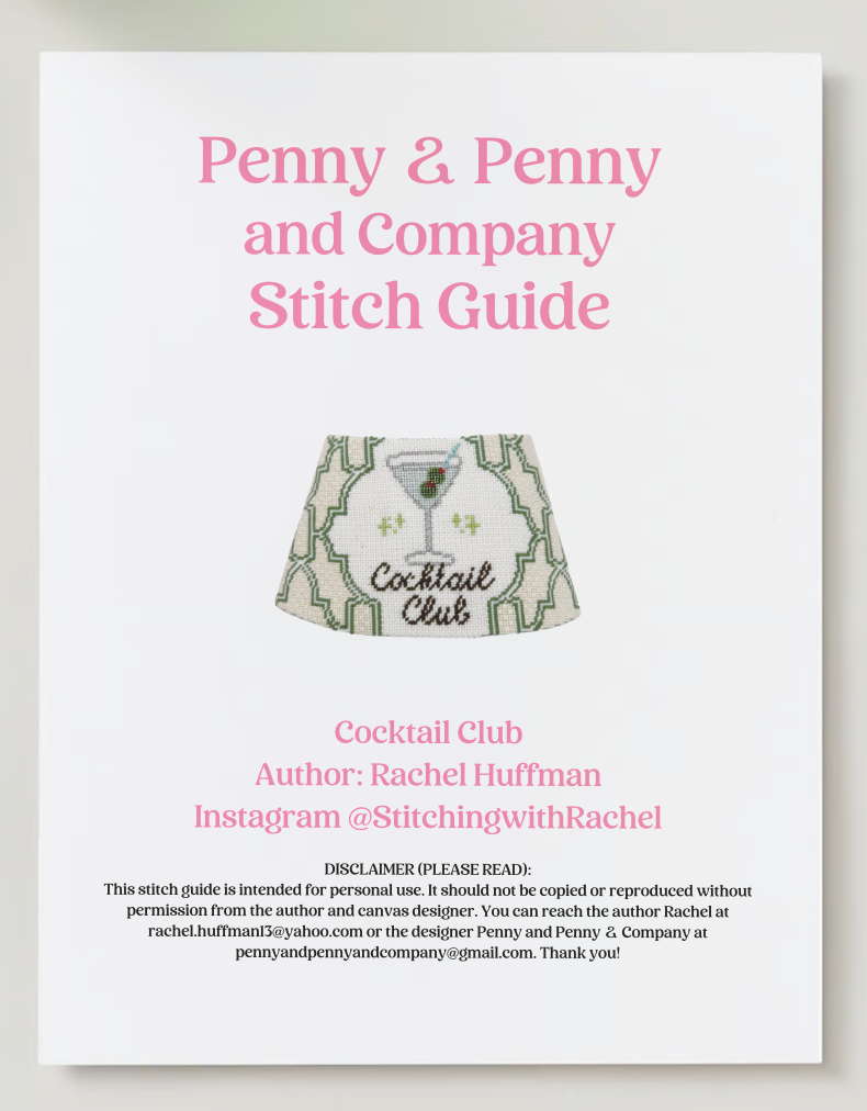 Cocktail Club Stitch Guide