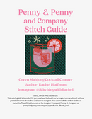 Green Mahjong Cocktail Coaster Stitch Guide